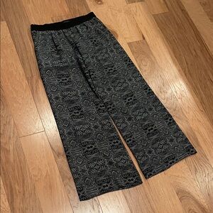 Sanctuary Geometric Pattern Wide Leg Pants